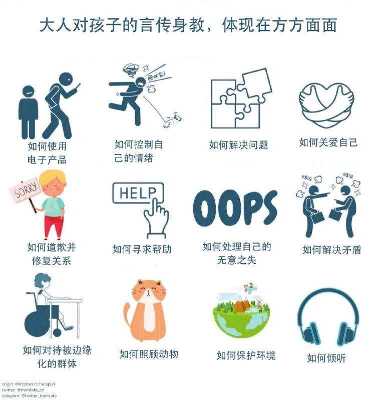 大人对孩子的言传身教，体现在方方面面 source