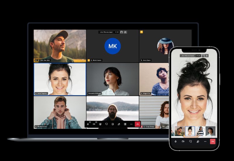 开源可靠的在线会议软件Jitsi MeetJitsi Meet is a set of Open Source projects which empower users to use and deploy video conferencing platforms with state-of-the-art video quality and features.重点：免费匿名，不需要手机号或邮箱;开源并且支持SDK集成;中国地域可访问;支持手机端与网页版;没有会议人数及时长限制实际使用下来，十几个人的群语音会议还是比较流畅的，视频会议可能会断流