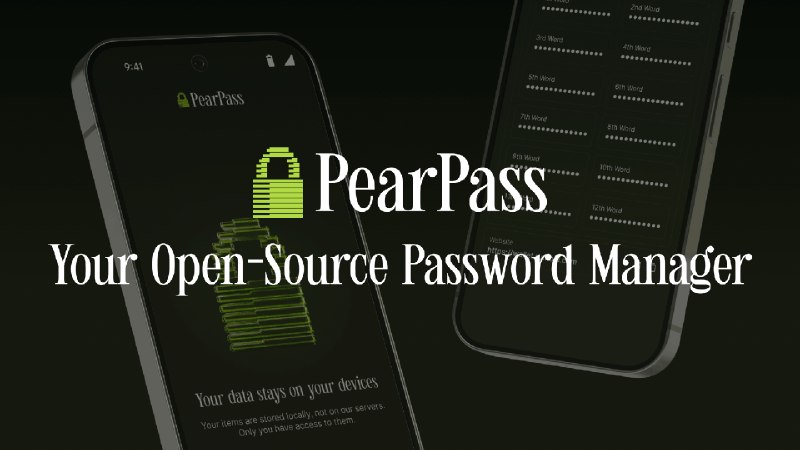 PearPass | Your Open-Source Password Manager